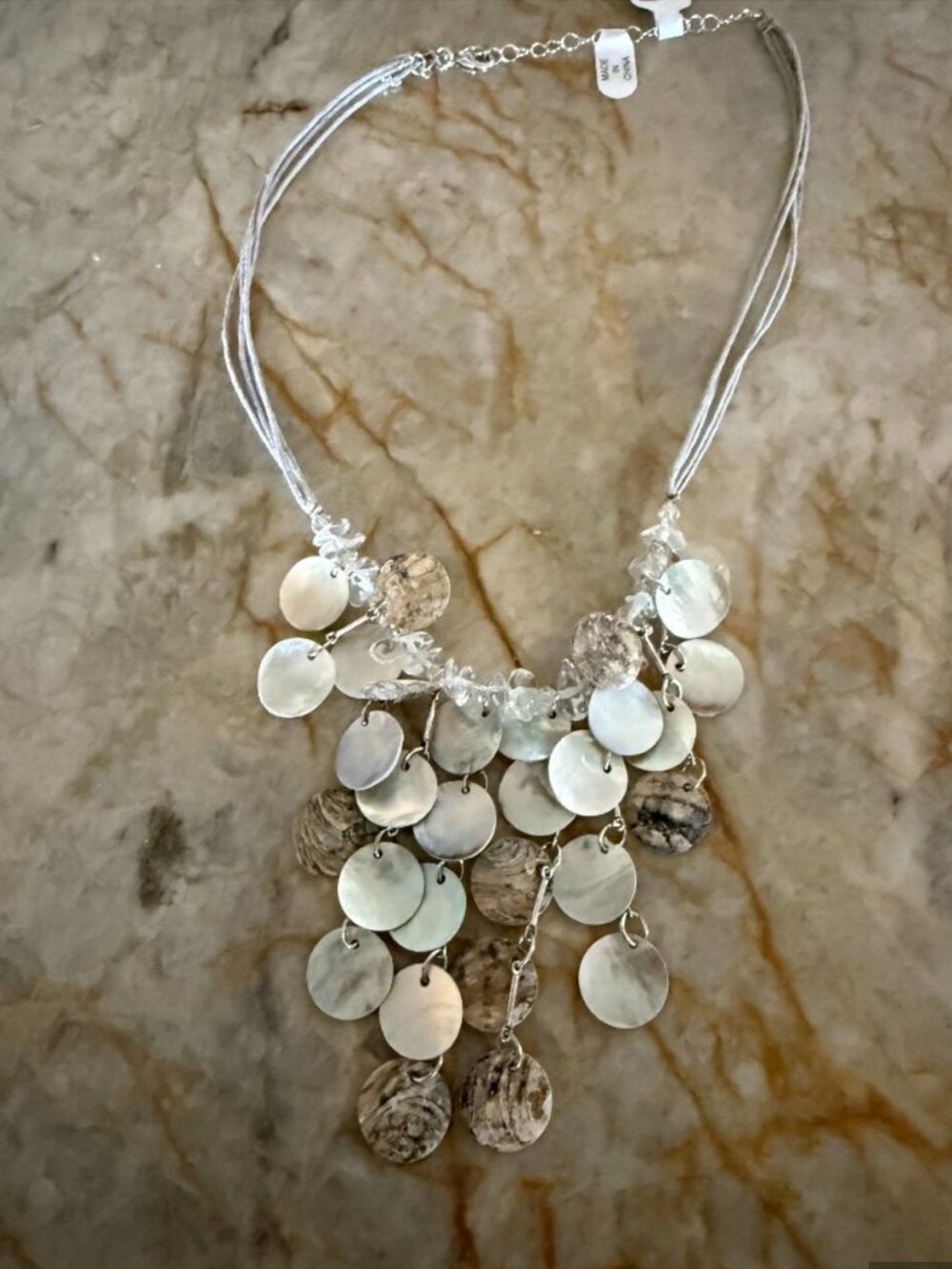 Free people Evening Plans silver shimmer choker NWT - Picture 5 of 5